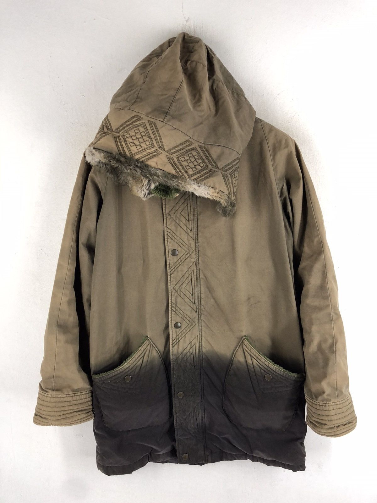 Japanese Brand 🔥AW08 ARCHI PARKA FUR LINING TWO TONE COLOR MADE IN JAPAN Size US S / EU 44-46 / 1 - 7 Thumbnail