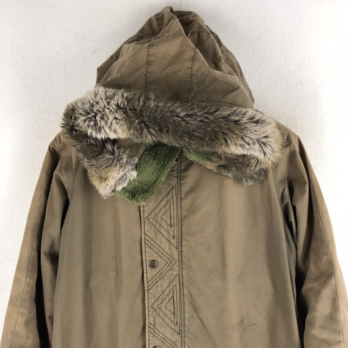 Japanese Brand 🔥AW08 ARCHI PARKA FUR LINING TWO TONE COLOR MADE IN JAPAN Size US S / EU 44-46 / 1 - 5 Thumbnail