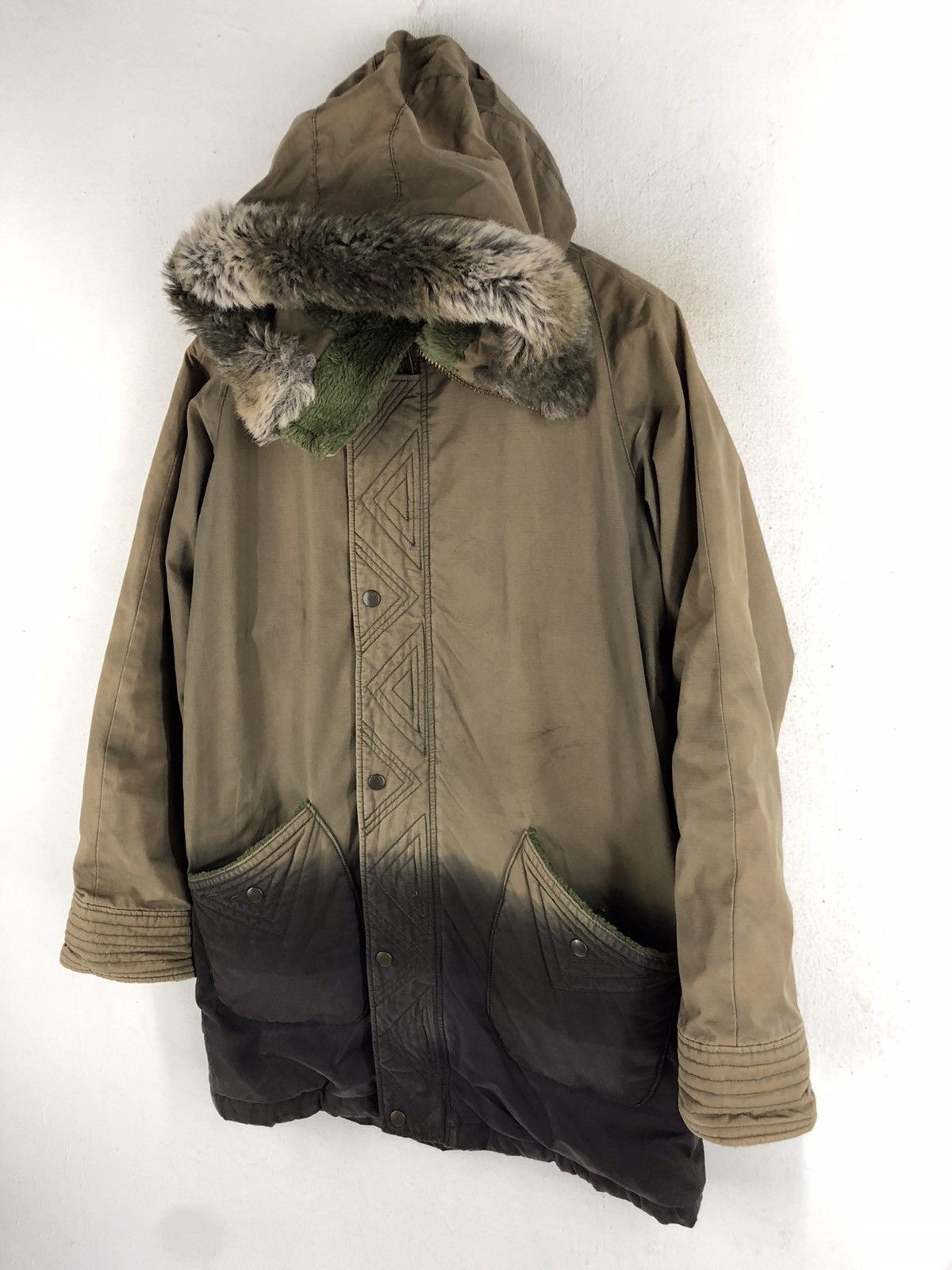 Japanese Brand 🔥AW08 ARCHI PARKA FUR LINING TWO TONE COLOR MADE IN JAPAN Size US S / EU 44-46 / 1 - 4 Thumbnail