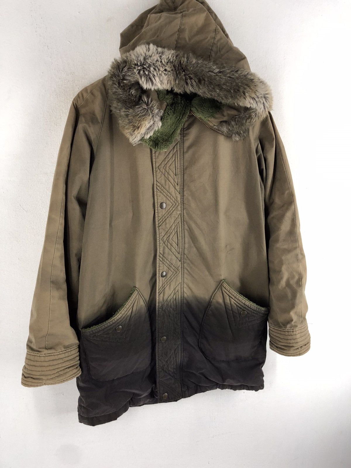 Japanese Brand 🔥AW08 ARCHI PARKA FUR LINING TWO TONE COLOR MADE IN JAPAN Size US S / EU 44-46 / 1 - 3 Thumbnail