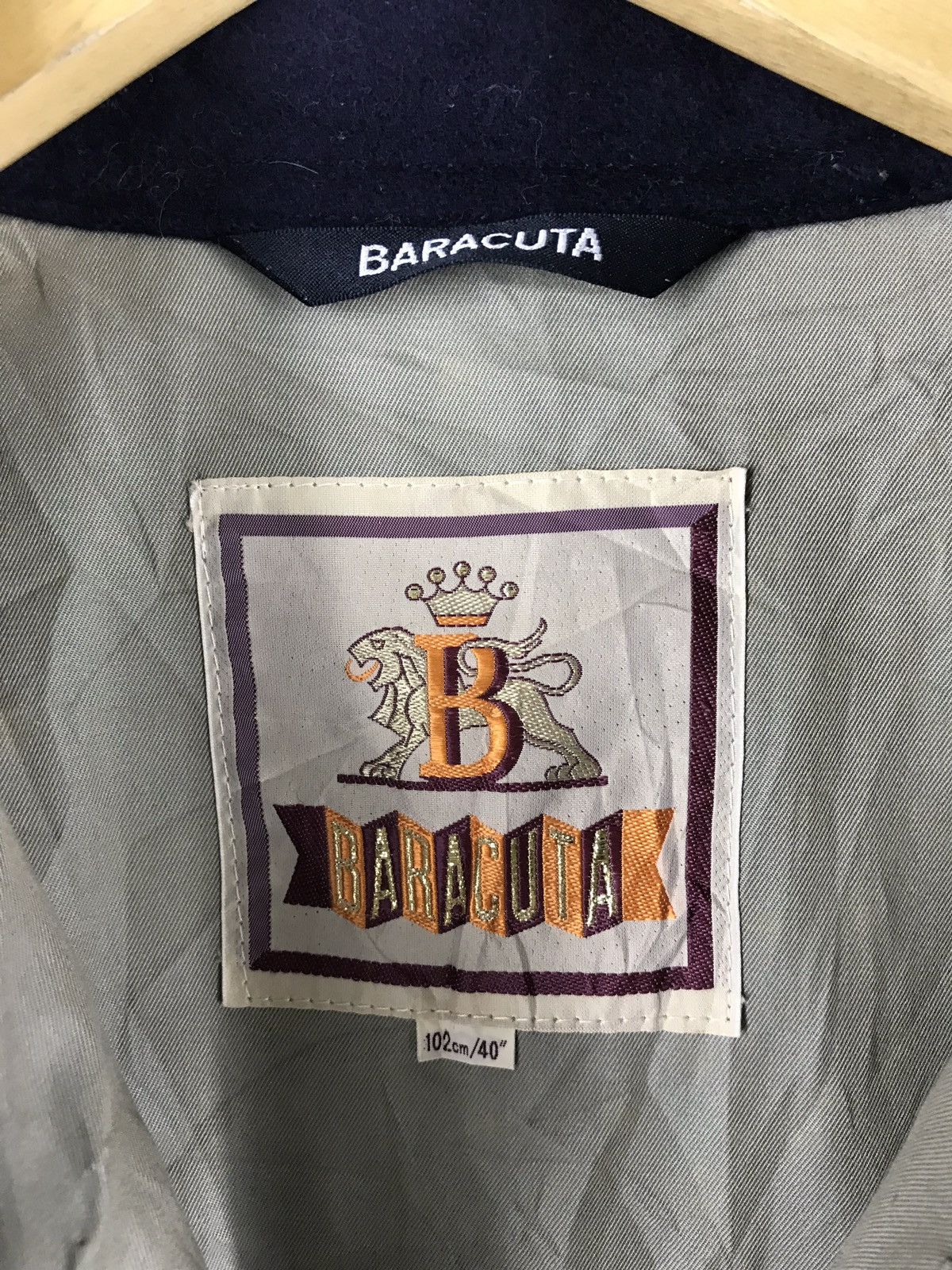 Baracuta VTG BARACUTA WOOL COAT JACKET Size US L / EU 52-54 / 3 - 9 Thumbnail