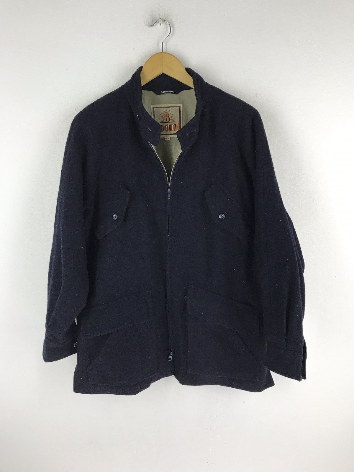 Baracuta VTG BARACUTA WOOL COAT JACKET Size US L / EU 52-54 / 3 - 1 Thumbnail