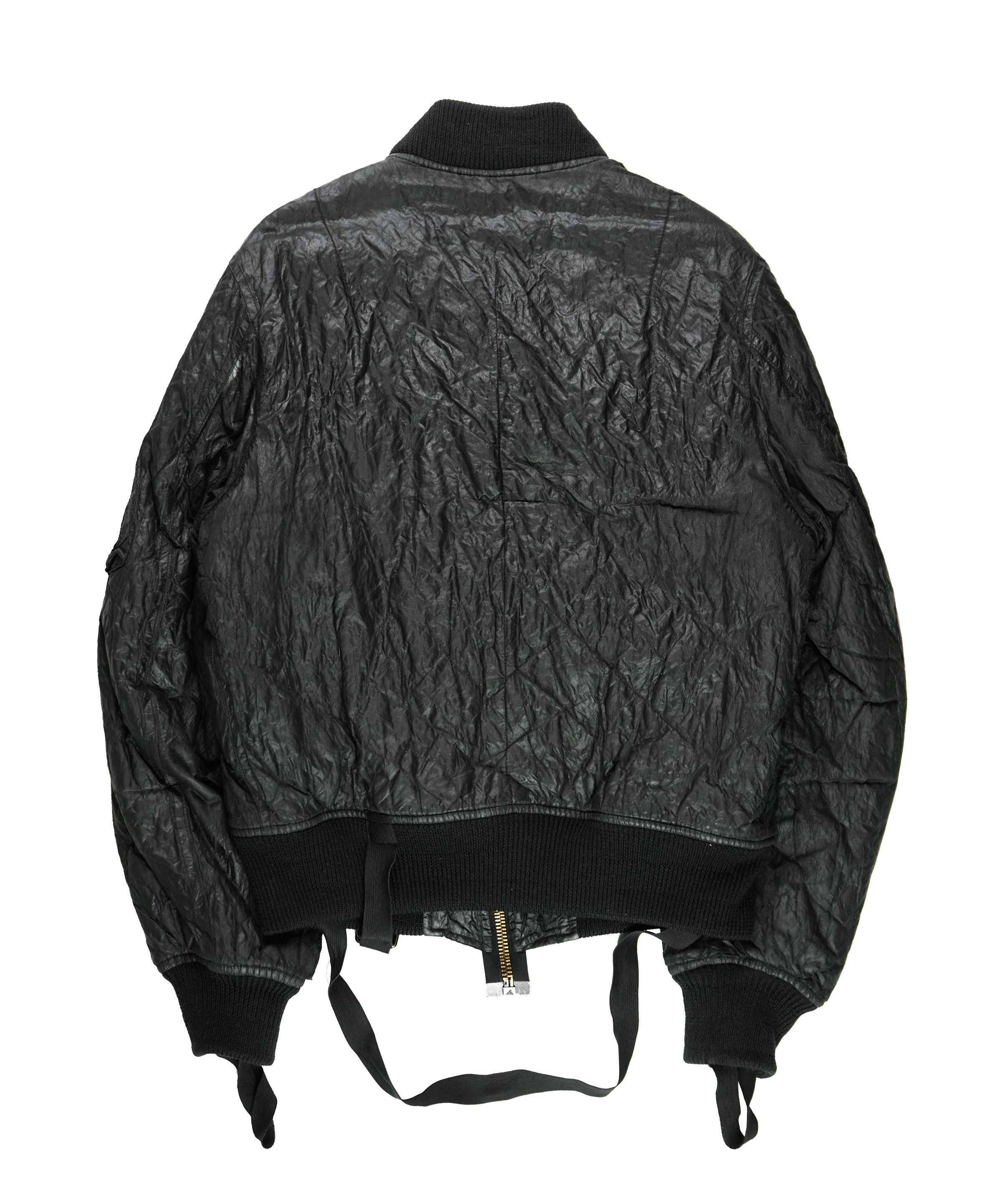 Helmut Lang AW03 Gunmetal Bondage Bomber Size US S / EU 44-46 / 1 - 2 Thumbnail