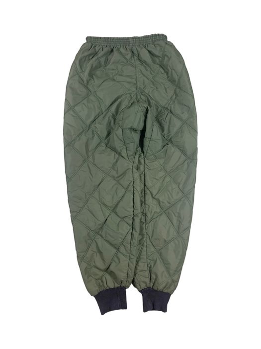 Vintage Vintage Quilted Pants Olive Green Grailed