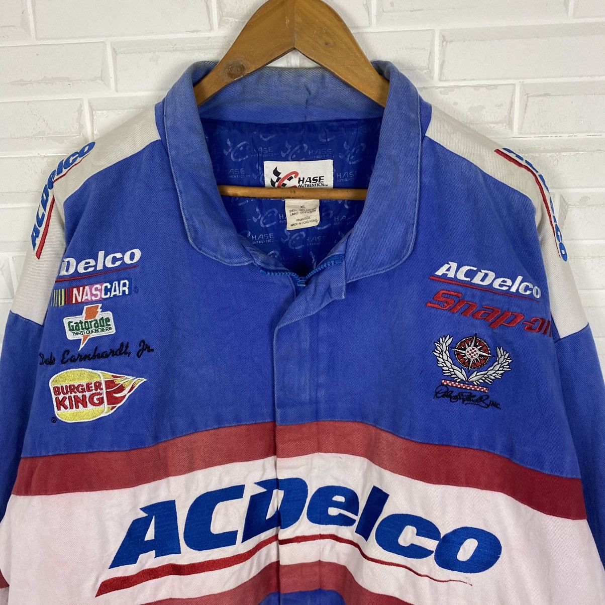 Vintage 💥VINTAGE ACDELCO NASCAR RACING BOMBER JACKET Size US XL / EU 56 / 4 - 5 Thumbnail