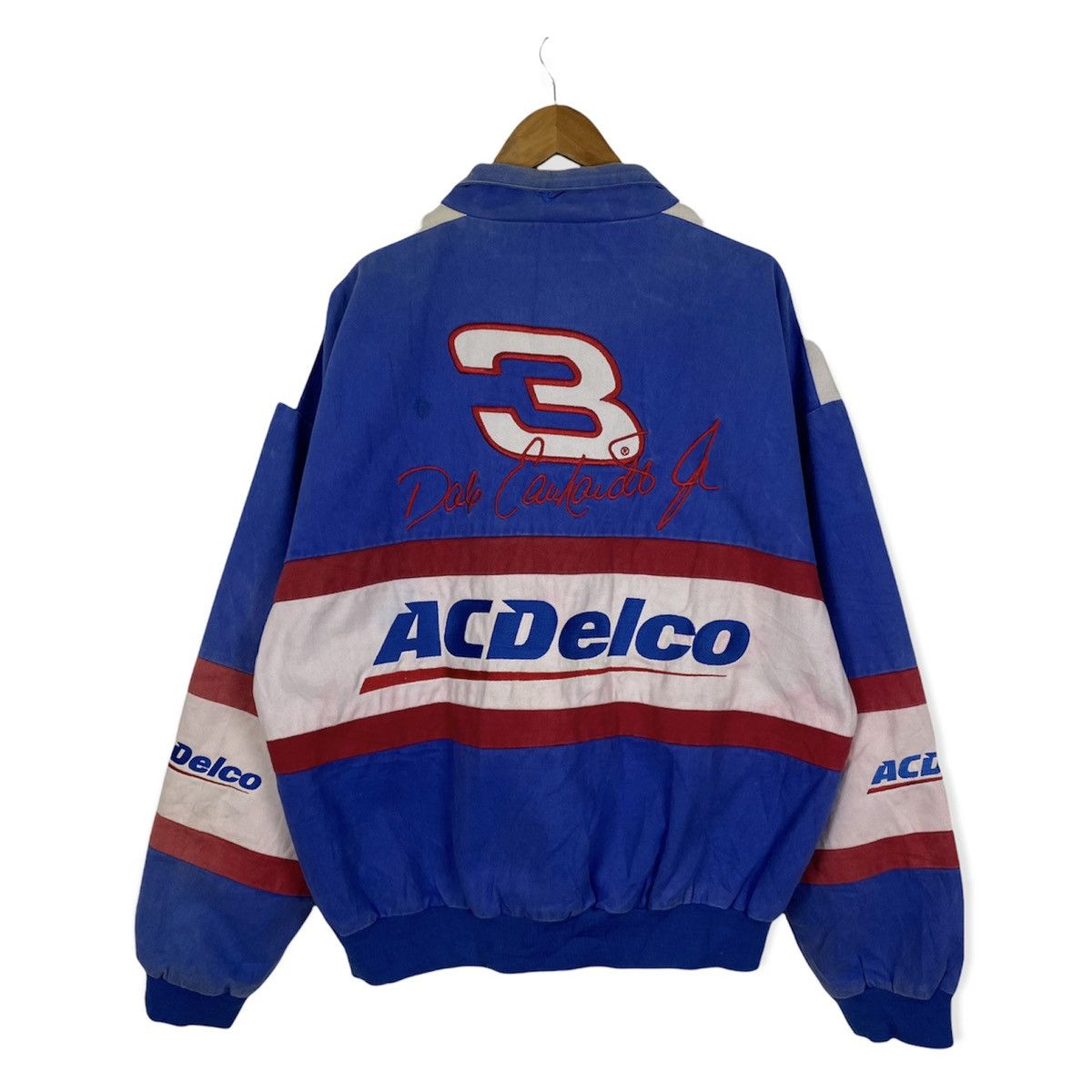 Vintage 💥VINTAGE ACDELCO NASCAR RACING BOMBER JACKET Size US XL / EU 56 / 4 - 2 Thumbnail