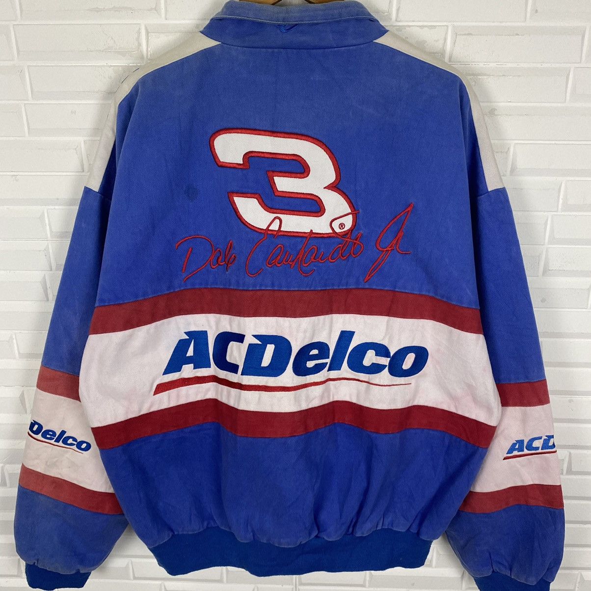 Vintage 💥VINTAGE ACDELCO NASCAR RACING BOMBER JACKET Size US XL / EU 56 / 4 - 11 Thumbnail