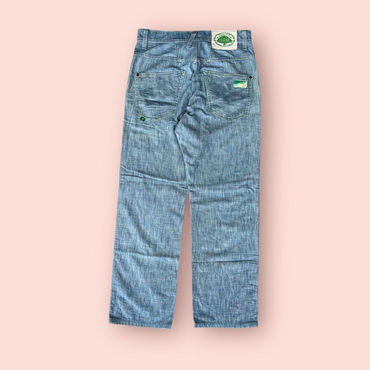 Edwin × Japanese Brand RARE EDWIN ECO FABRIC BANANA FIBER FATIGUE DENIM (30-31") Size US 31 - 10 Thumbnail