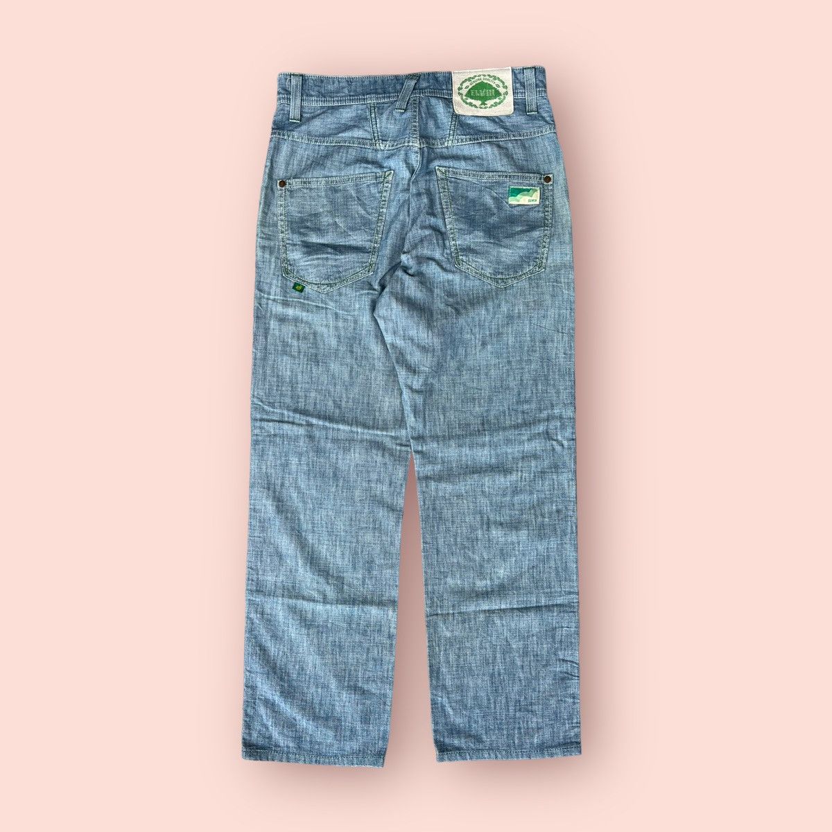 Edwin × Japanese Brand RARE EDWIN ECO FABRIC BANANA FIBER FATIGUE DENIM (30-31") Size US 31 - 2 Thumbnail