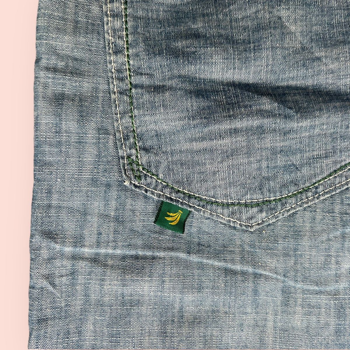 Edwin × Japanese Brand RARE EDWIN ECO FABRIC BANANA FIBER FATIGUE DENIM (30-31") Size US 31 - 21 Thumbnail
