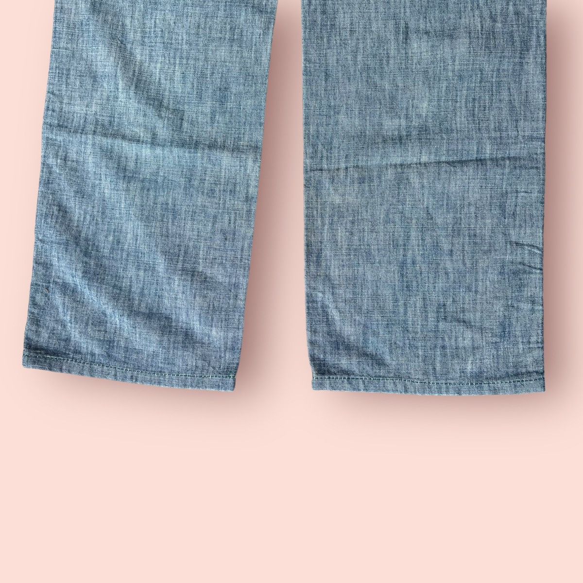 Edwin × Japanese Brand RARE EDWIN ECO FABRIC BANANA FIBER FATIGUE DENIM (30-31") Size US 31 - 11 Thumbnail