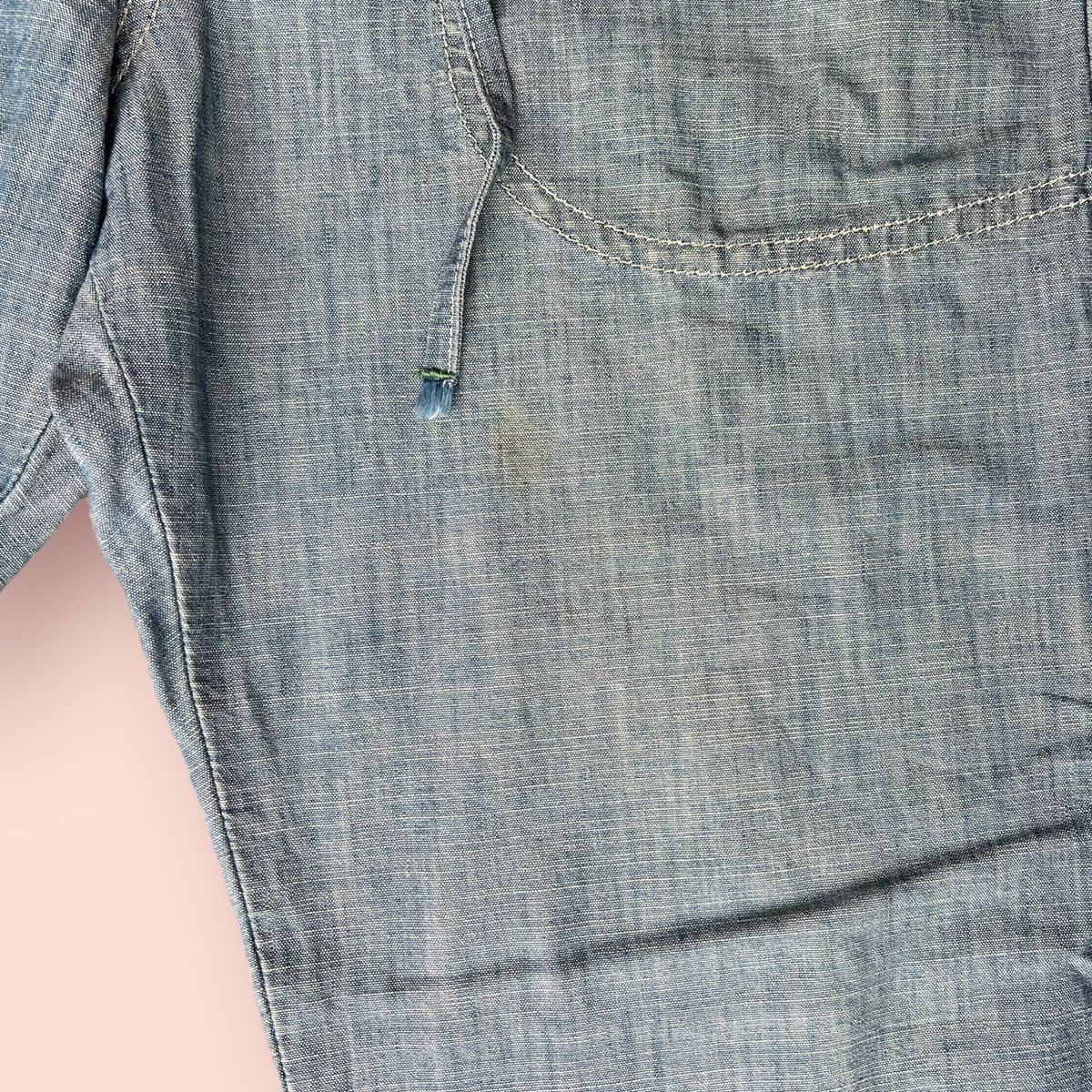 Edwin × Japanese Brand RARE EDWIN ECO FABRIC BANANA FIBER FATIGUE DENIM (30-31") Size US 31 - 12 Thumbnail