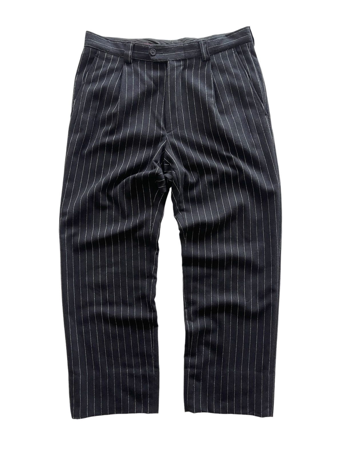 Versace Vintage Versace Classic Wool Baggy Wide Leg Pants Size US 32 / EU 48 - 1 Thumbnail