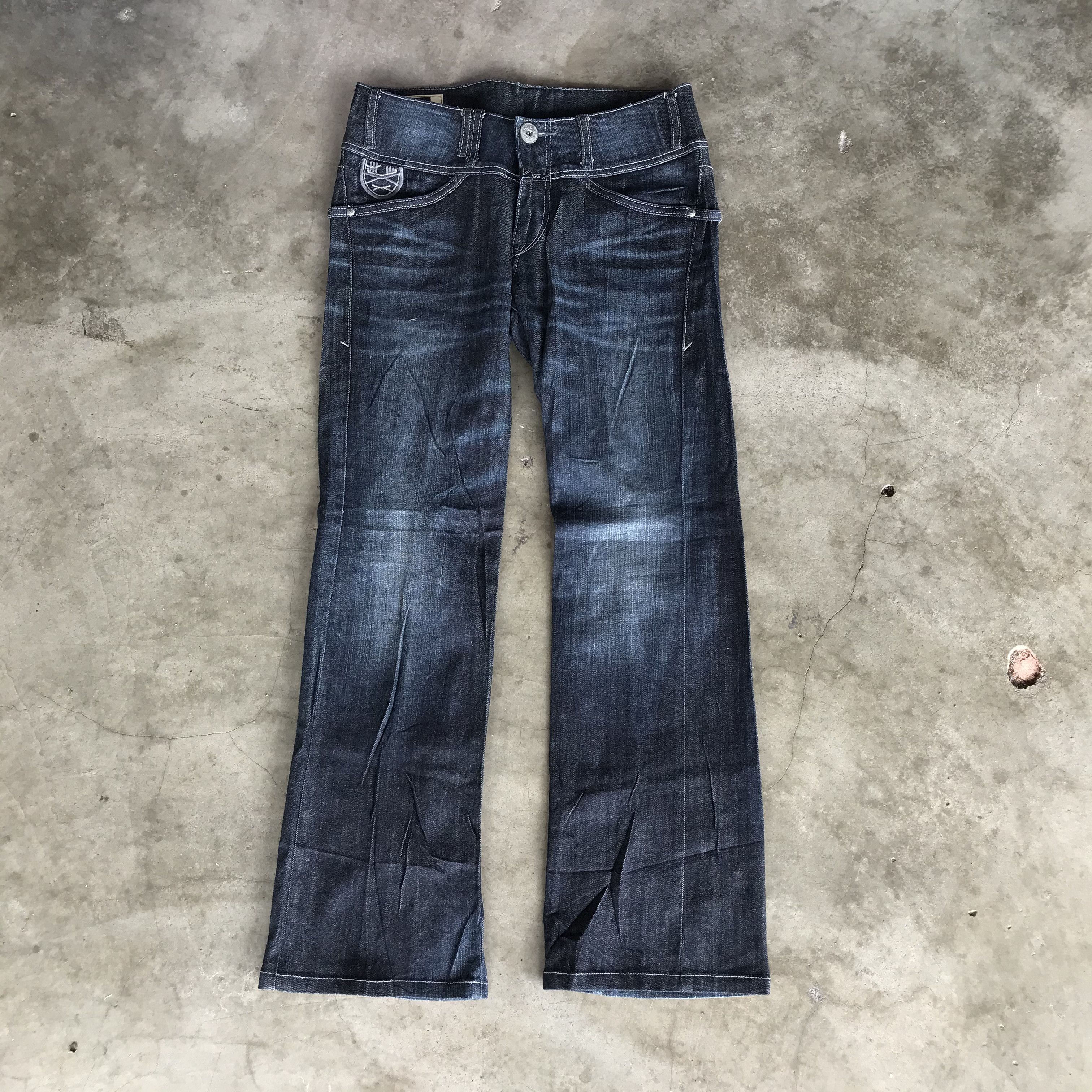 image of Italian Designers Le Jean De Marithe Francois Girbaud Jeans in Blue Jean, Women's (Size 32)