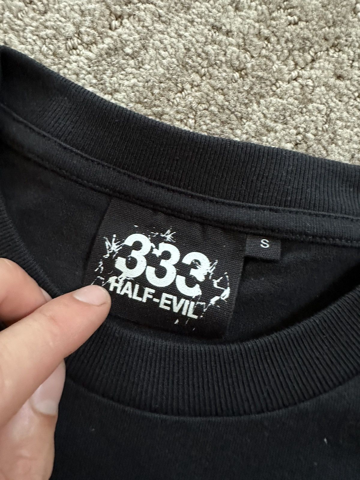 Half Evil Half evil 333 tee Size US S / EU 44-46 / 1 - 2 Thumbnail