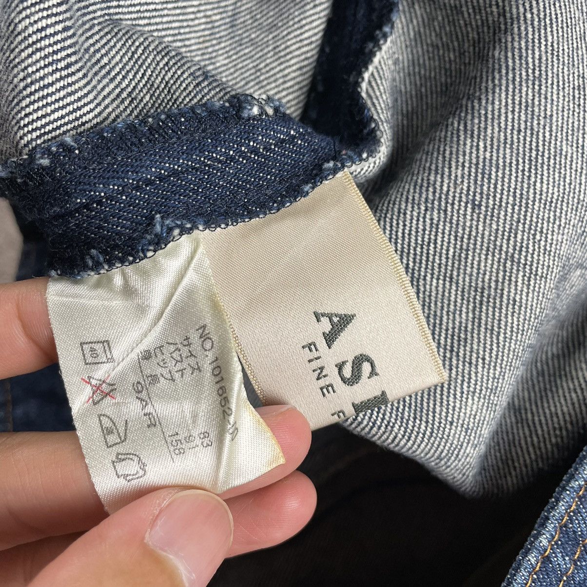 Japanese Brand Vintage Aspiri Japan Denim Zipper Jacket Size S / US 4 / IT 40 - 11 Thumbnail
