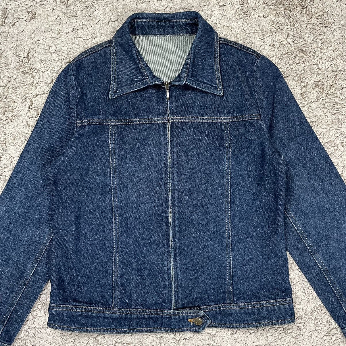 Japanese Brand Vintage Aspiri Japan Denim Zipper Jacket Size S / US 4 / IT 40 - 5 Thumbnail