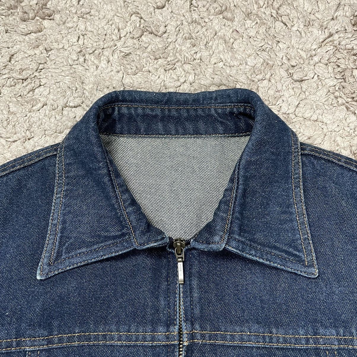 Japanese Brand Vintage Aspiri Japan Denim Zipper Jacket Size S / US 4 / IT 40 - 6 Thumbnail