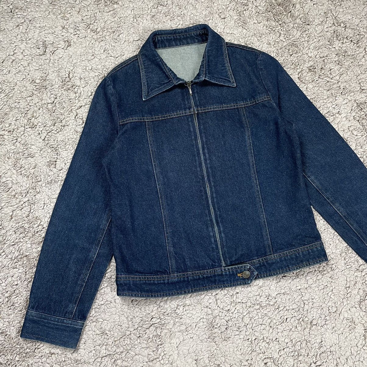 Japanese Brand Vintage Aspiri Japan Denim Zipper Jacket Size S / US 4 / IT 40 - 3 Thumbnail