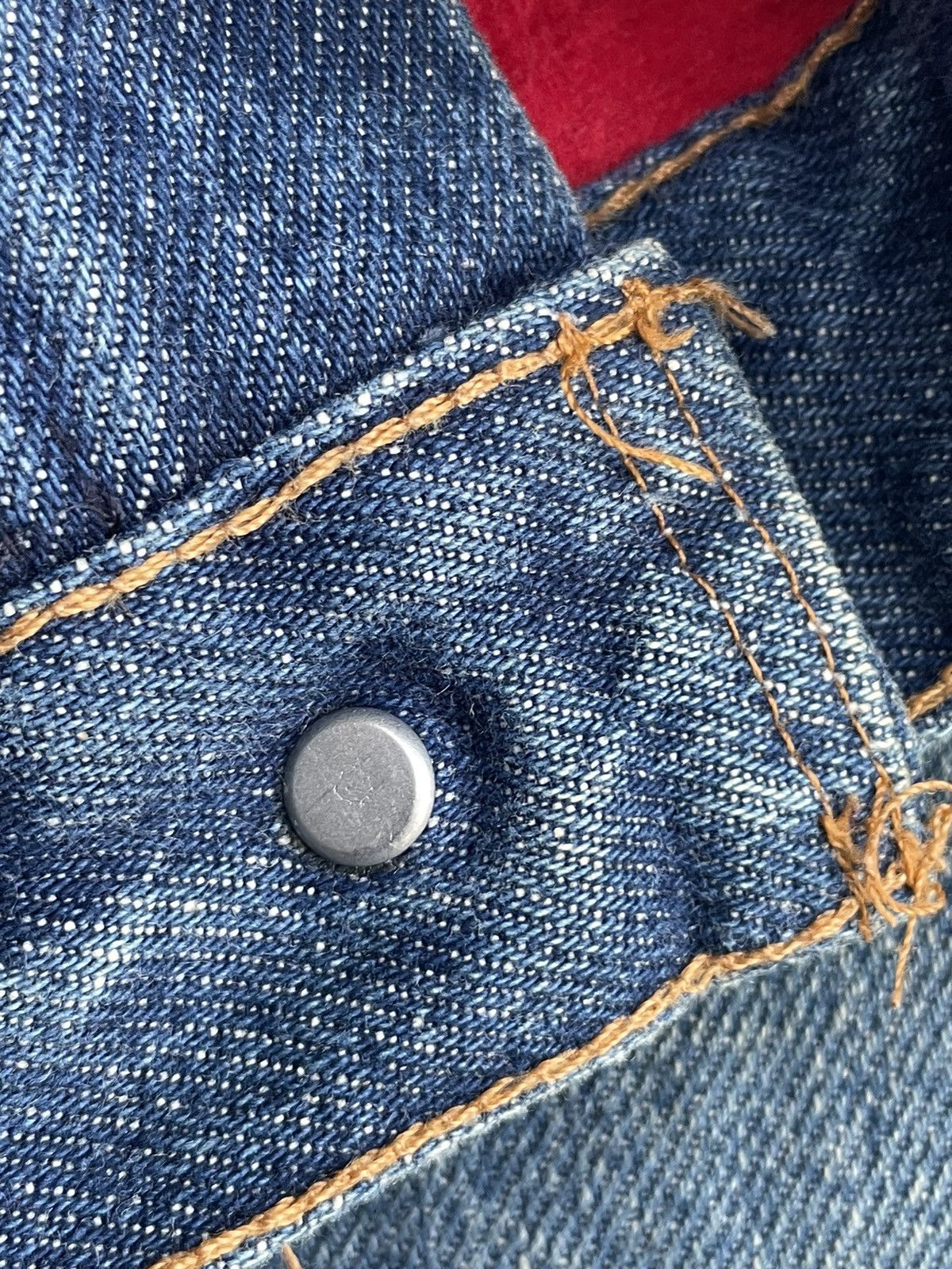 Vintage Vintage 90’s Work N Gear Blancket Lining Denim Size US 34 / EU 50 - 23 Thumbnail