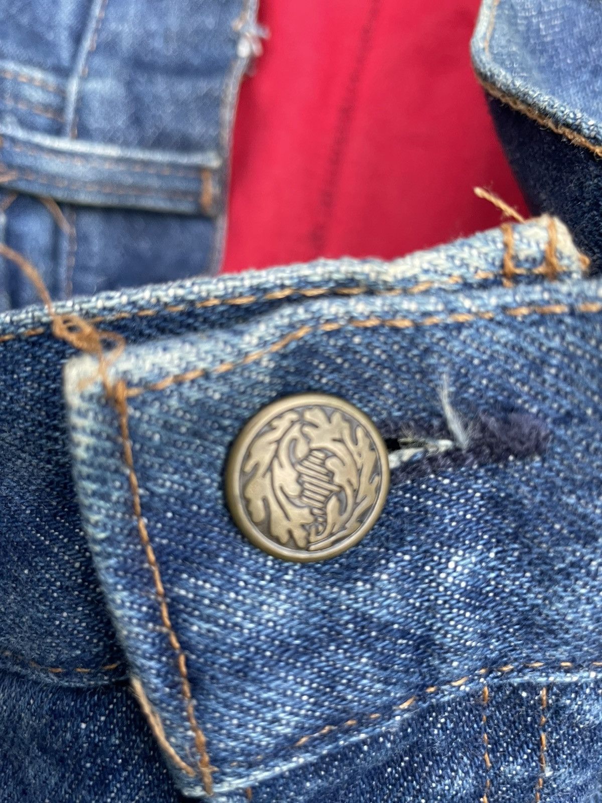 Vintage Vintage 90’s Work N Gear Blancket Lining Denim Size US 34 / EU 50 - 25 Thumbnail