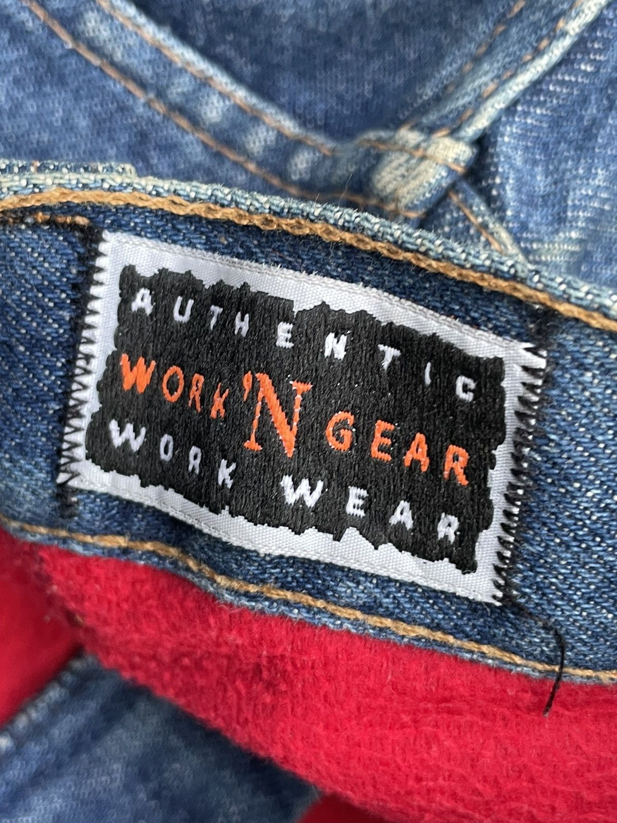 Vintage Vintage 90’s Work N Gear Blancket Lining Denim Size US 34 / EU 50 - 20 Thumbnail