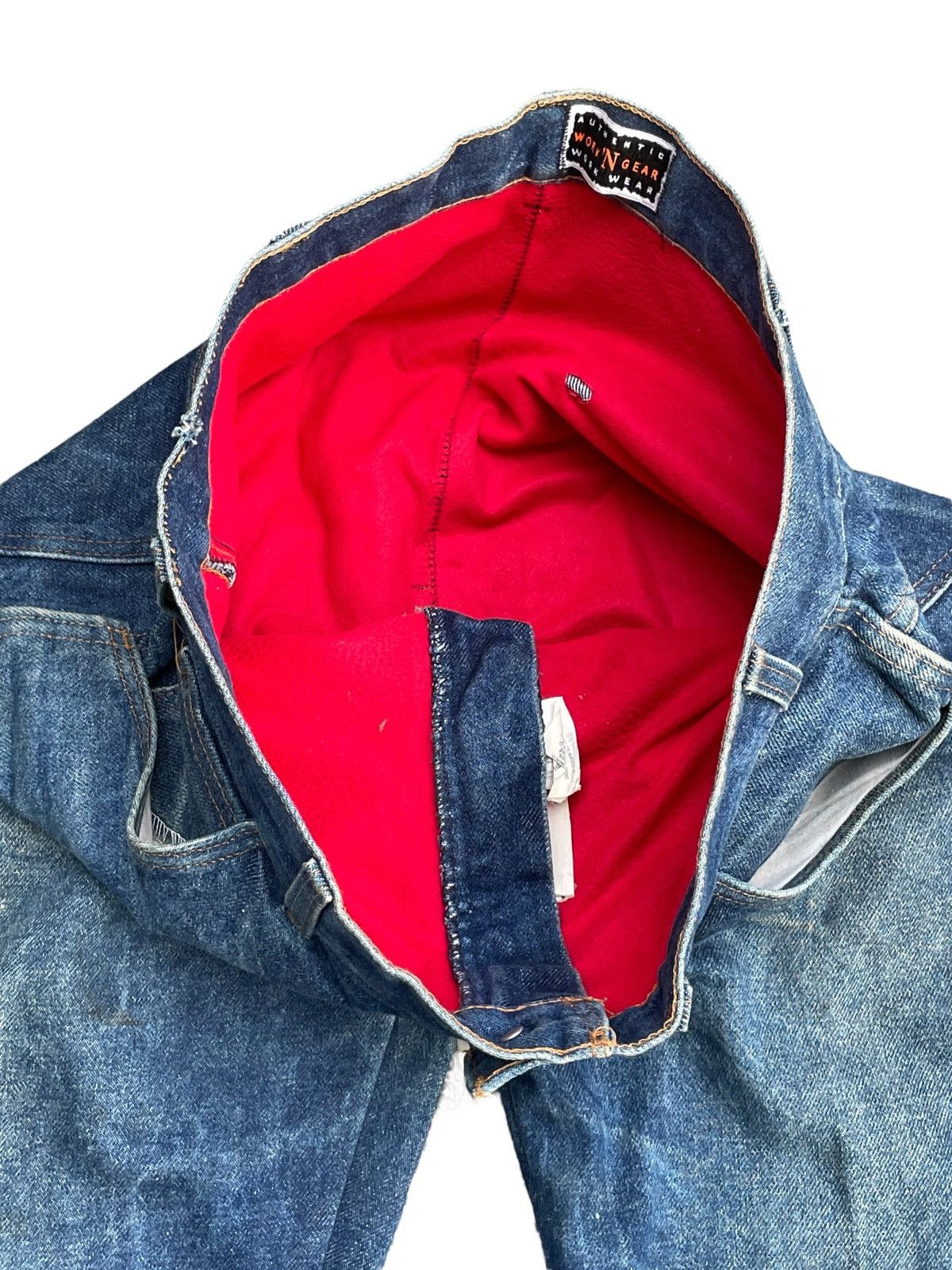 Vintage Vintage 90’s Work N Gear Blancket Lining Denim Size US 34 / EU 50 - 12 Thumbnail