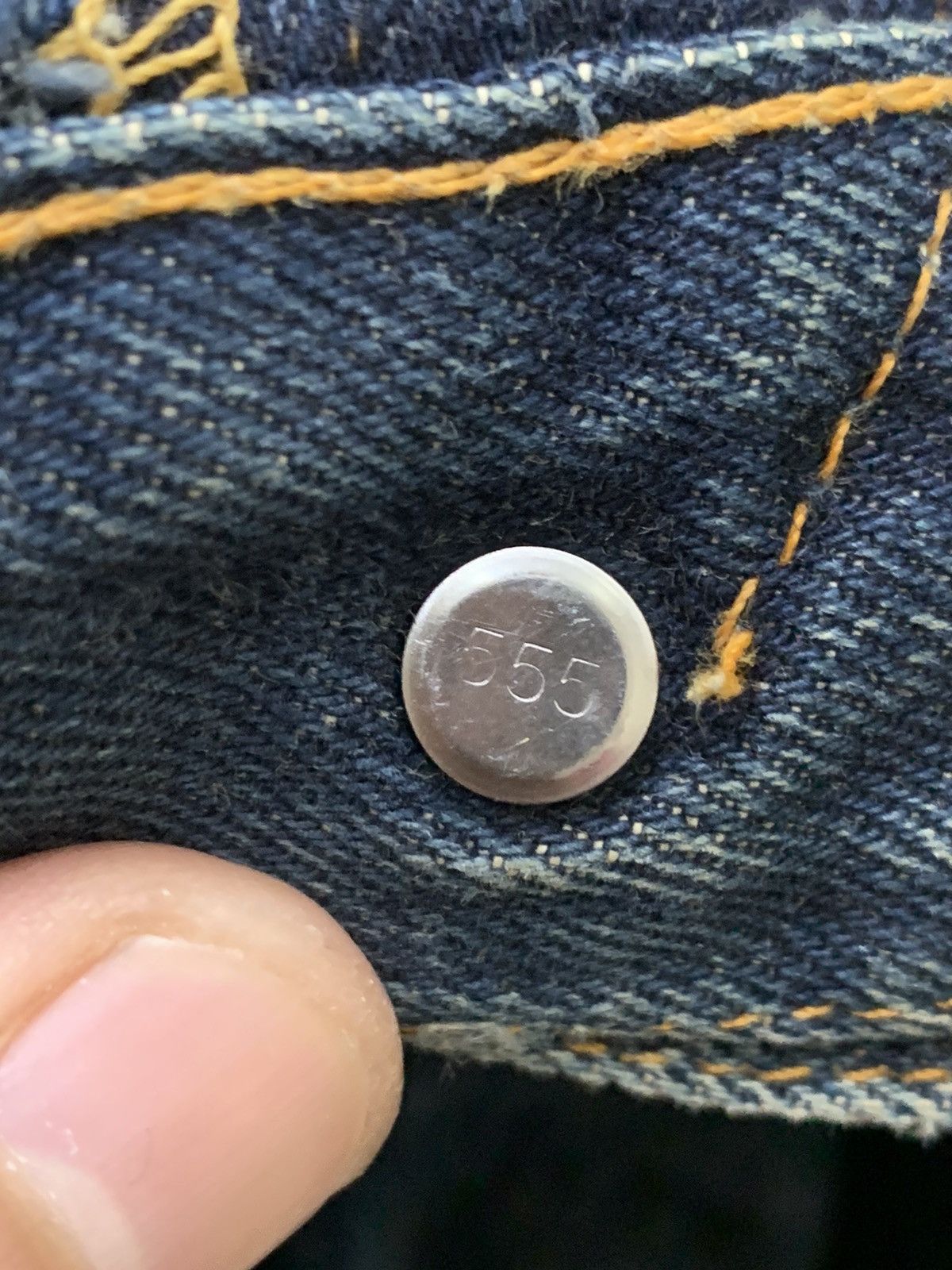 Levi's big E 551z VINTAGE 90s selvedge denim distress
