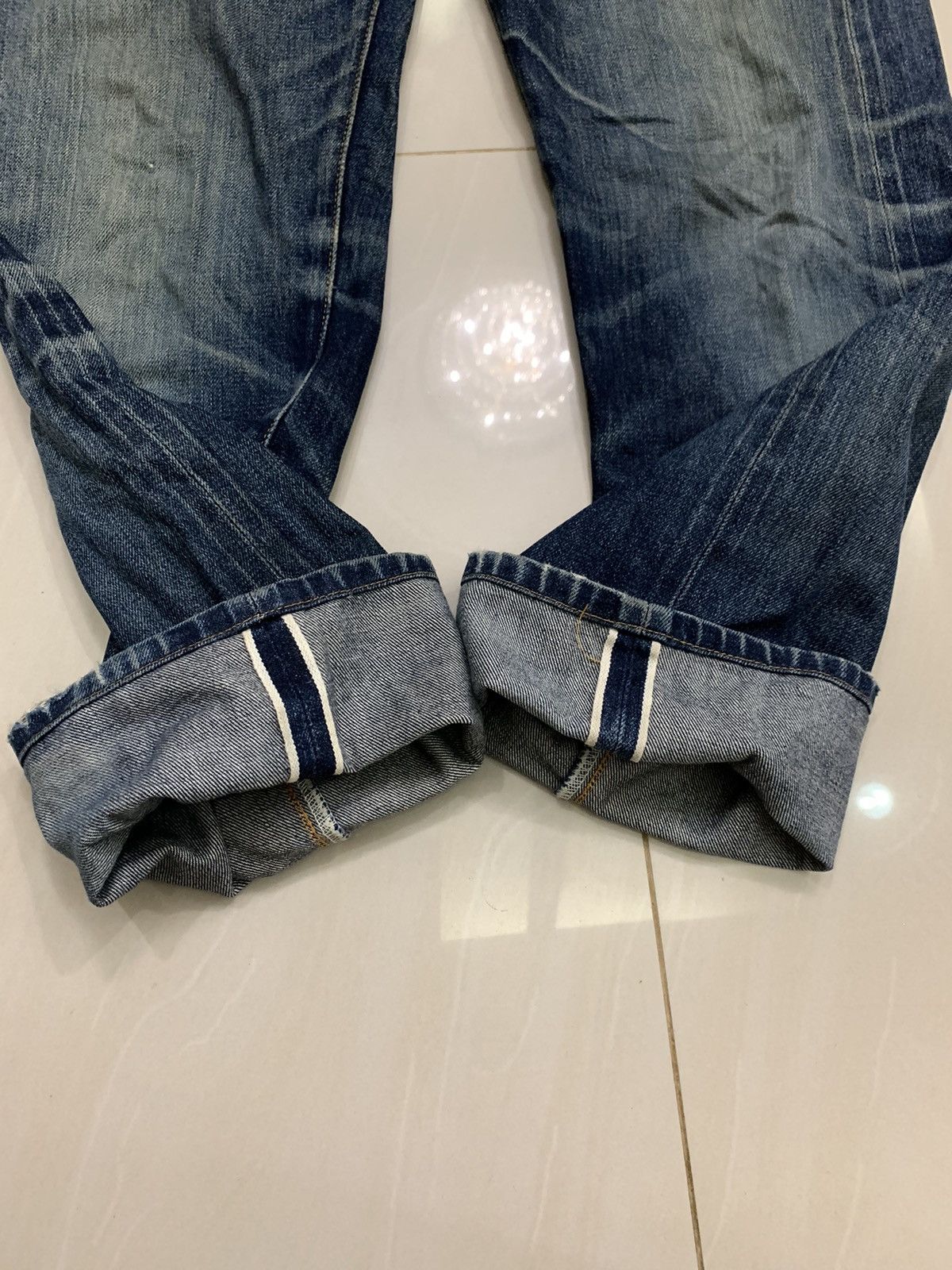 Levi's big E 551z VINTAGE 90s selvedge denim distress