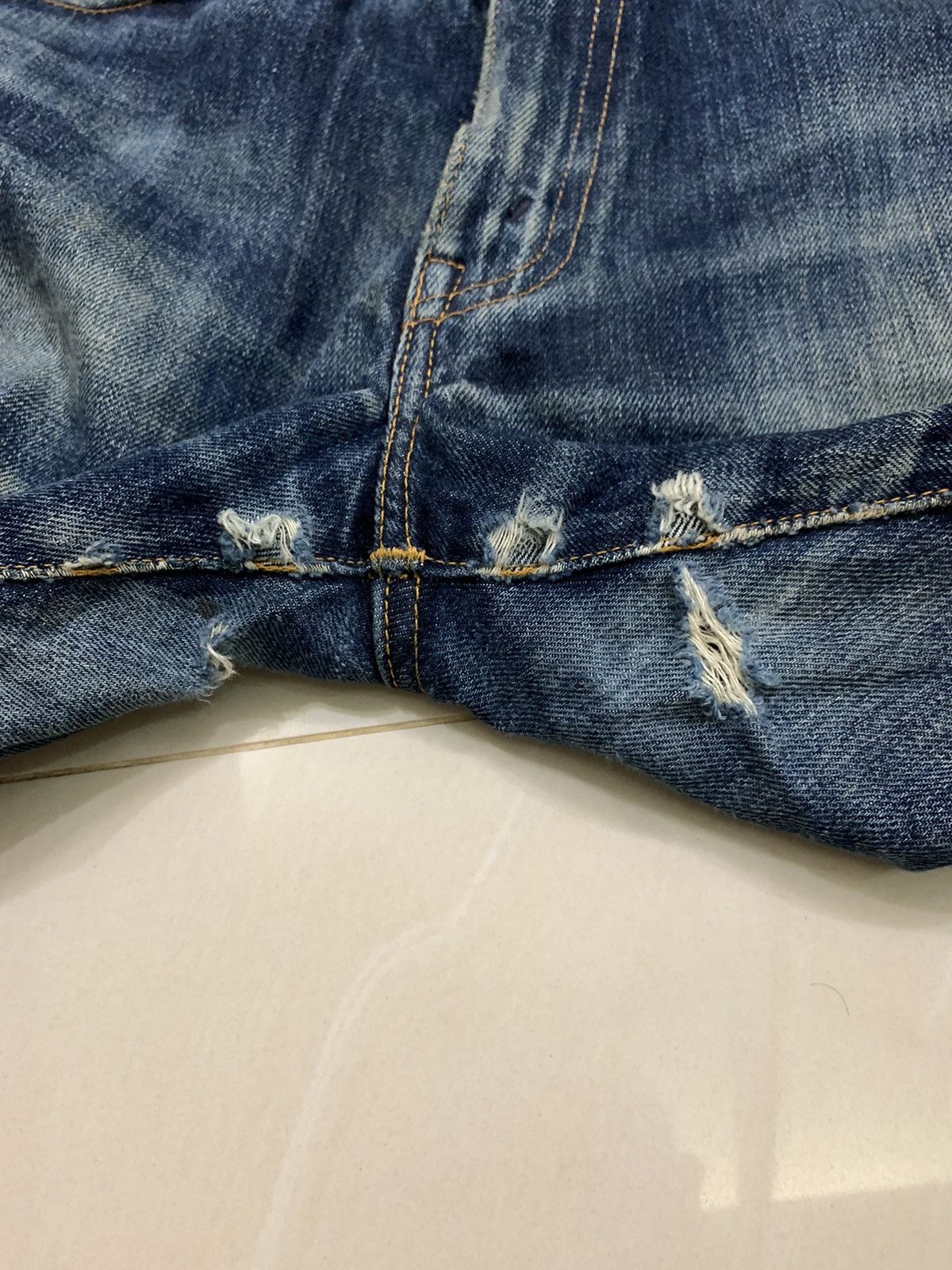 Levi's big E 551z VINTAGE 90s selvedge denim distress