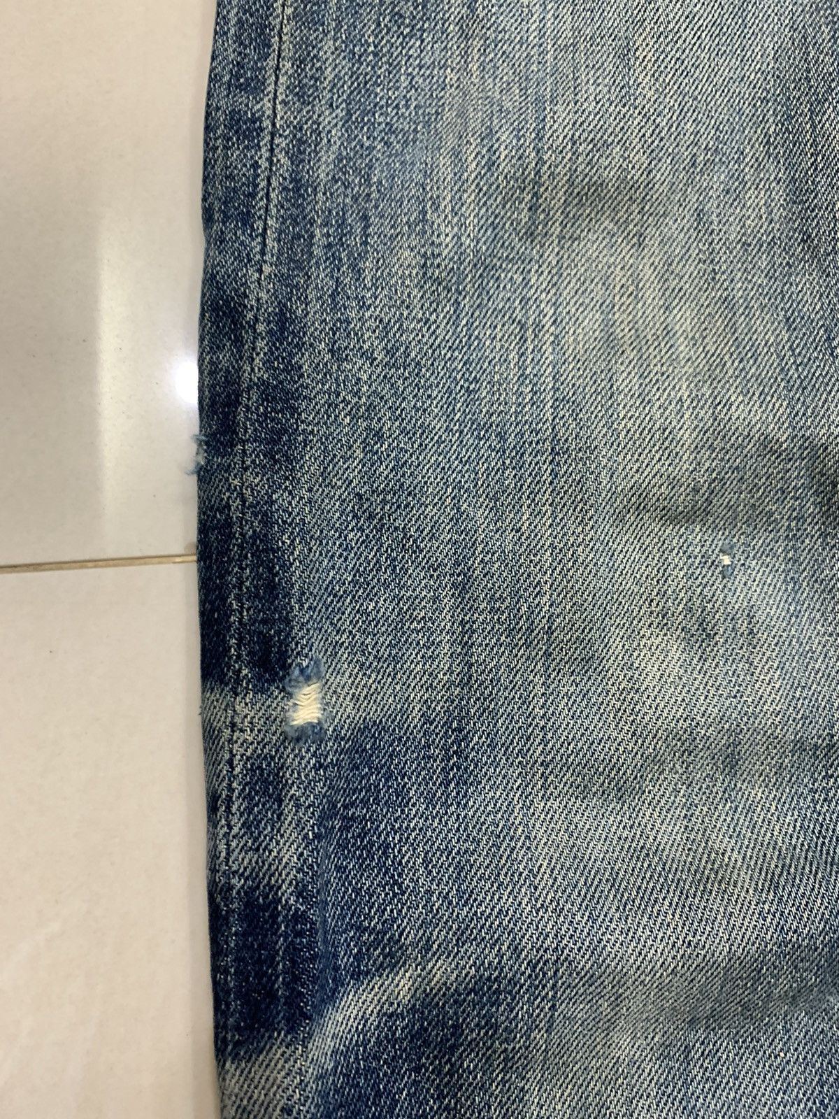 Levi's big E 551z VINTAGE 90s selvedge denim distress