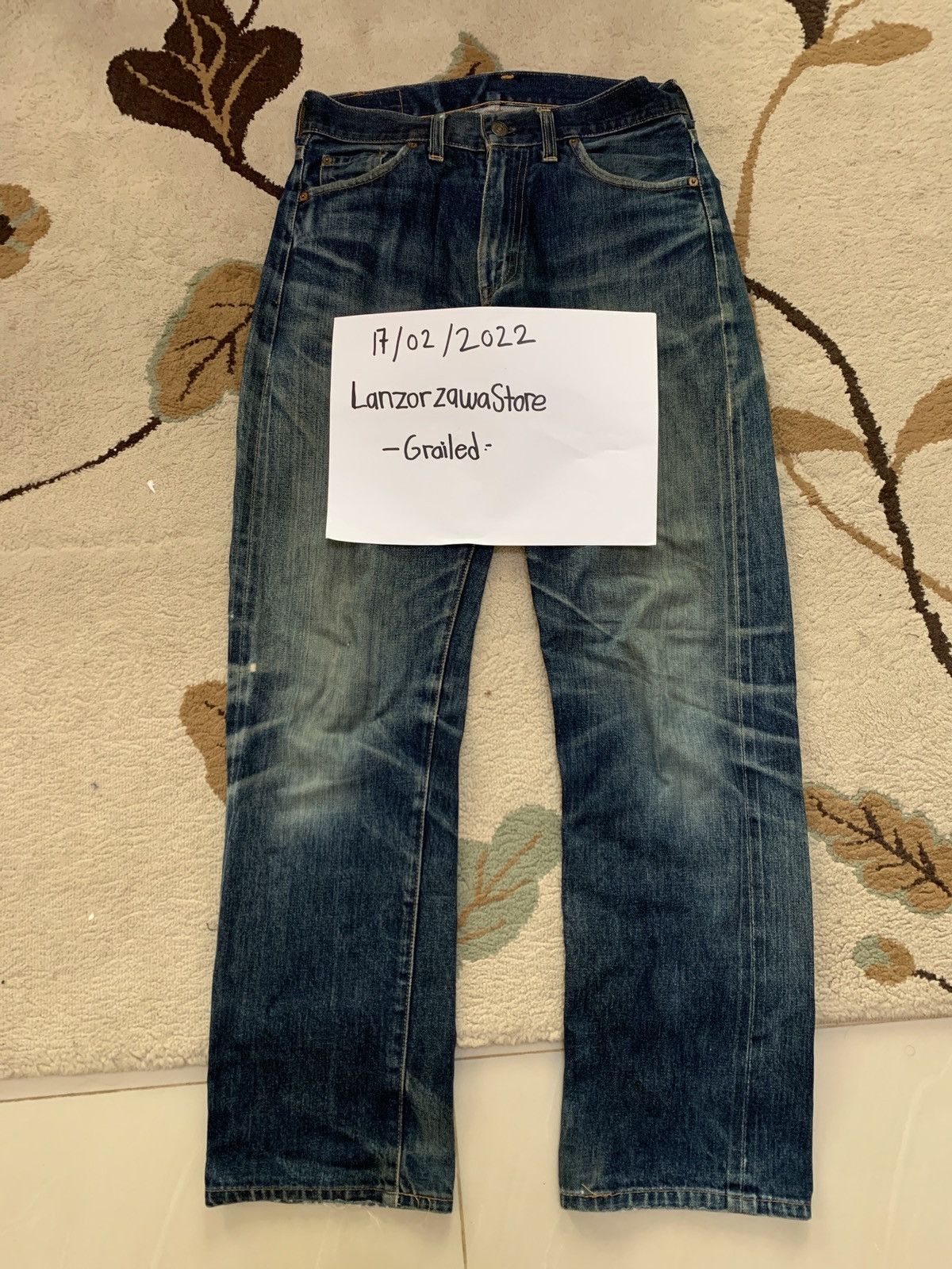 Levi's big E 551z VINTAGE 90s selvedge denim distress