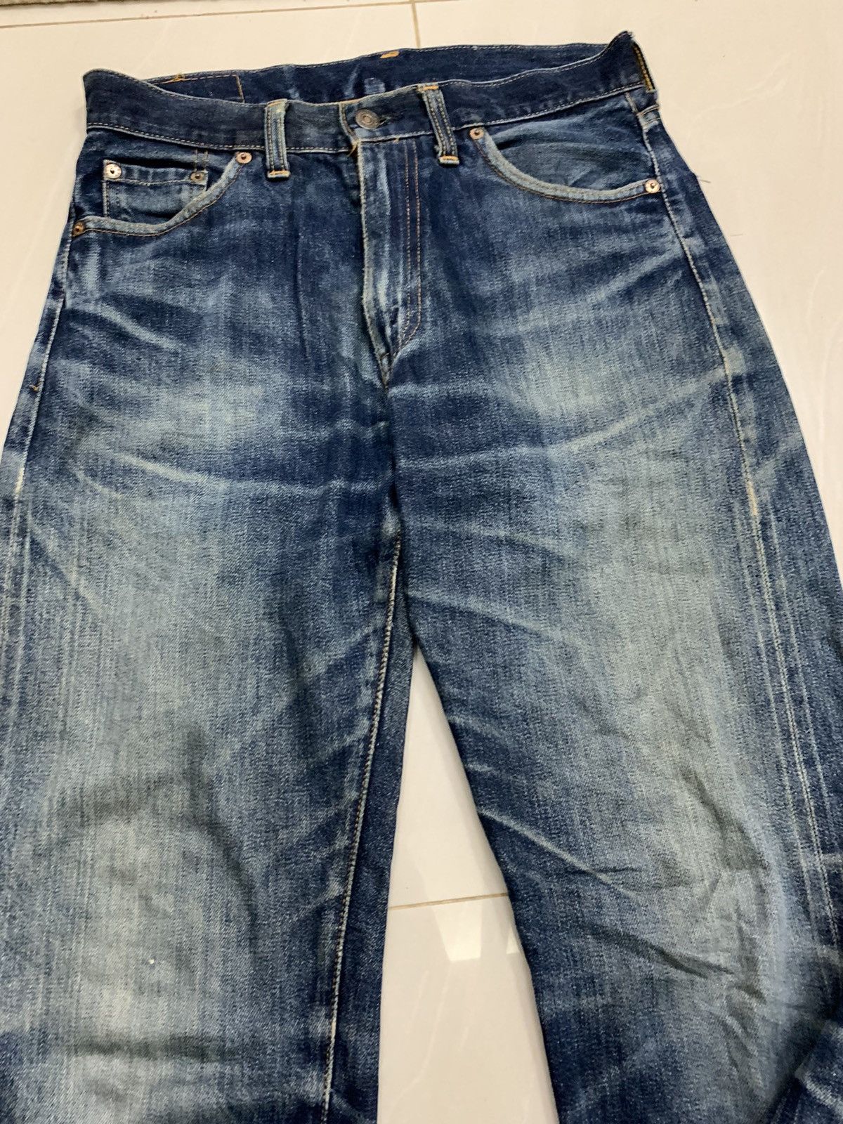 Levi's big E 551z VINTAGE 90s selvedge denim distress