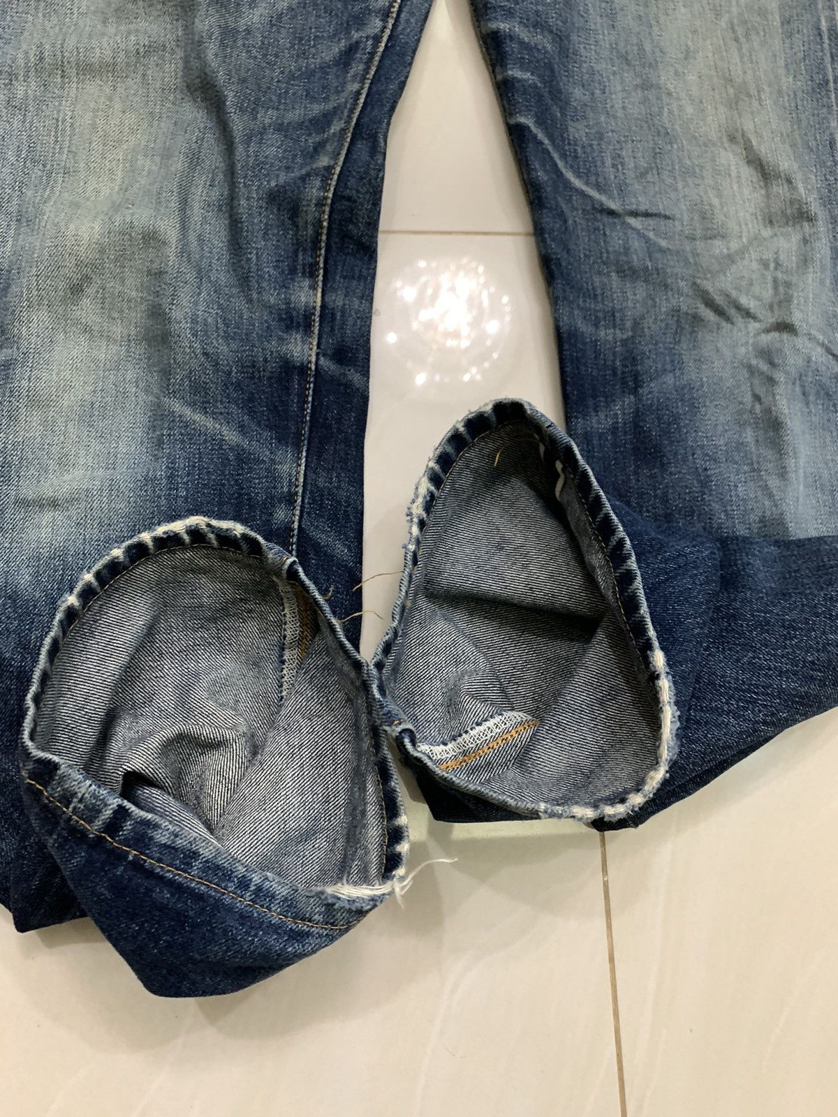Levi's big E 551z VINTAGE 90s selvedge denim distress
