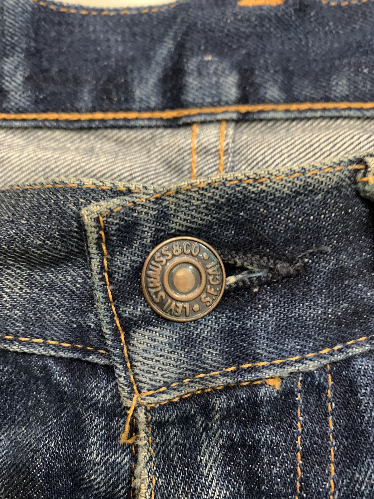 Levi's big E 551z VINTAGE 90s selvedge denim distress