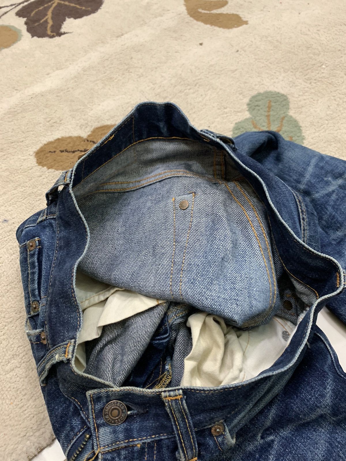 Levi's big E 551z VINTAGE 90s selvedge denim distress