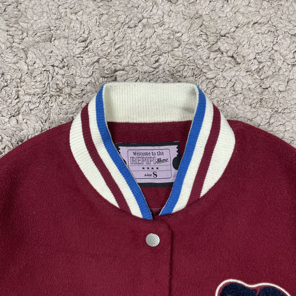 Japanese Brand × Vintage Vintage Japan Repipi Varsity Jacket Size S / US 4 / IT 40 - 9 Thumbnail