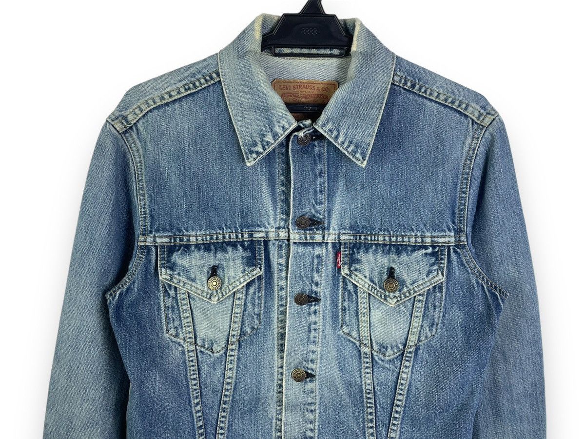 Levi's 🔥Rare Vintage Levi's Model 71557 Big E Denim Jacket Size US XXS / EU 40 - 6 Thumbnail