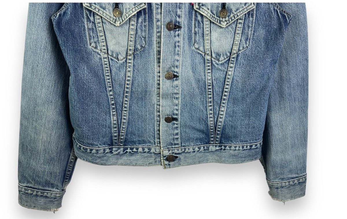 Levi's 🔥Rare Vintage Levi's Model 71557 Big E Denim Jacket Size US XXS / EU 40 - 7 Thumbnail