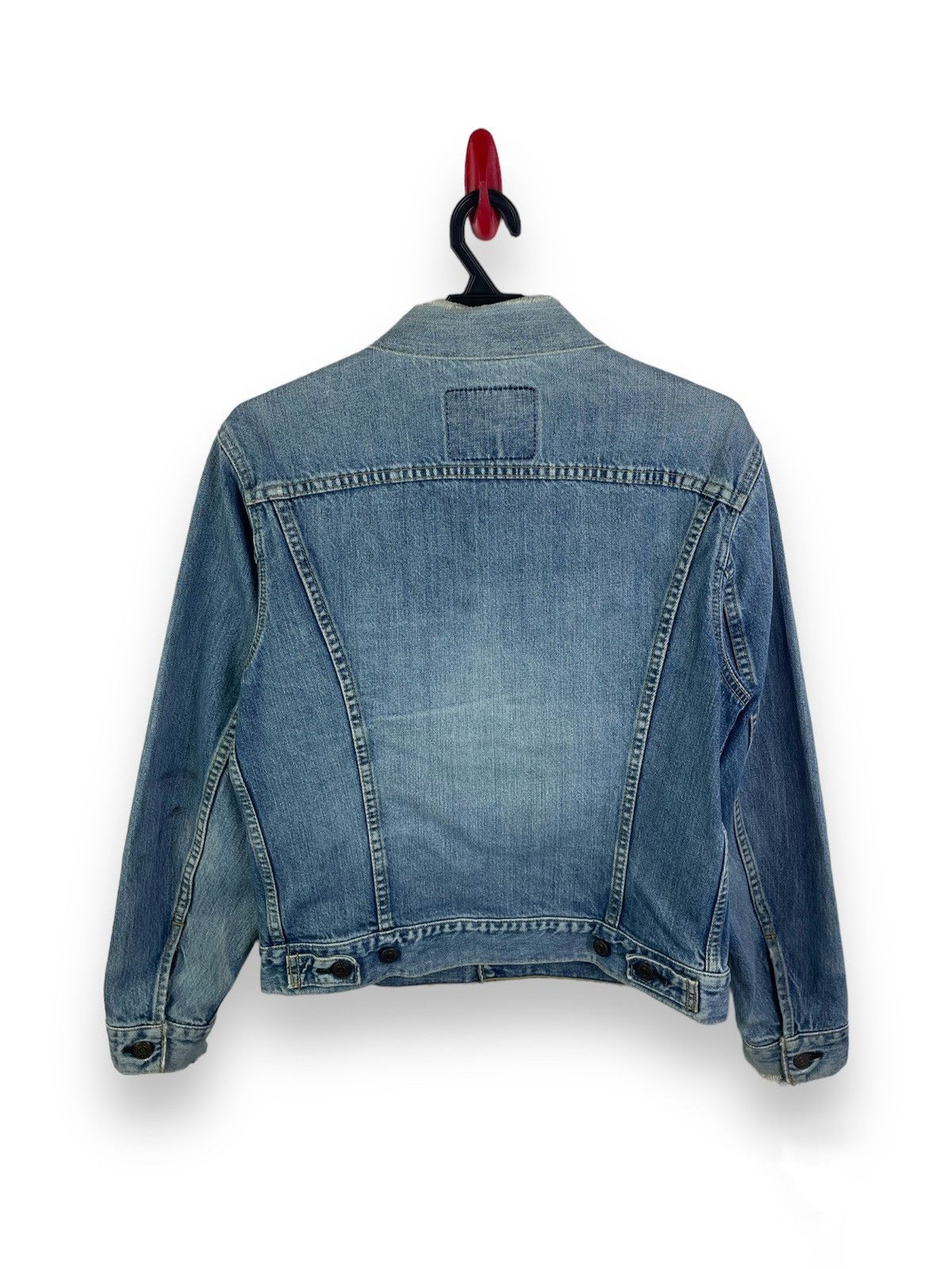 Levi's 🔥Rare Vintage Levi's Model 71557 Big E Denim Jacket Size US XXS / EU 40 - 17 Thumbnail