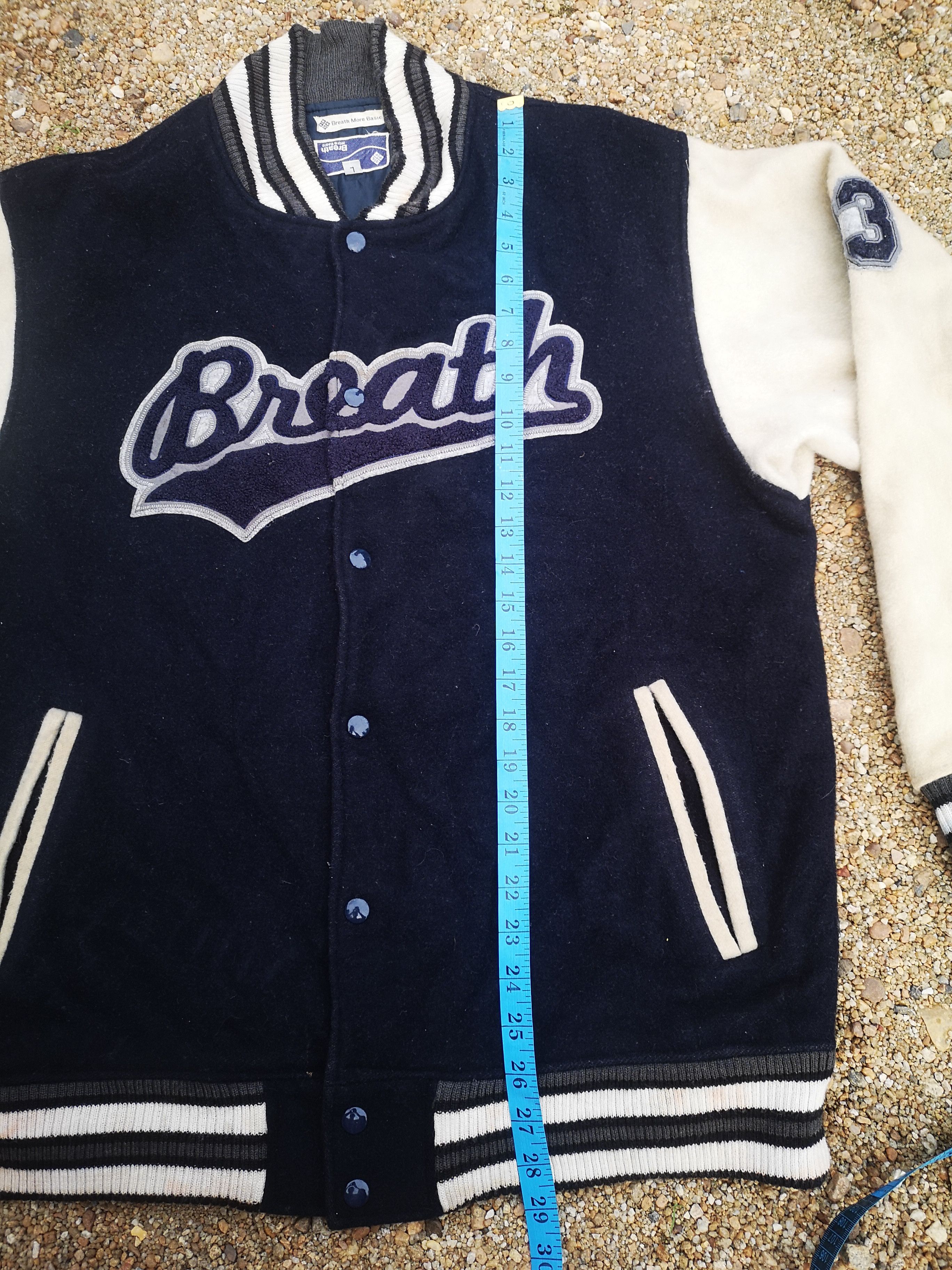 Japanese Brand × Vintage Vintage Breath Varsity Jacket Size US L / EU 52-54 / 3 - 19 Thumbnail