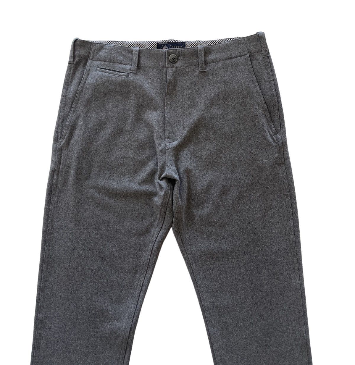 Nepenthes Wool Grey Cropped Trousers Pants Size US 31 - 3 Thumbnail