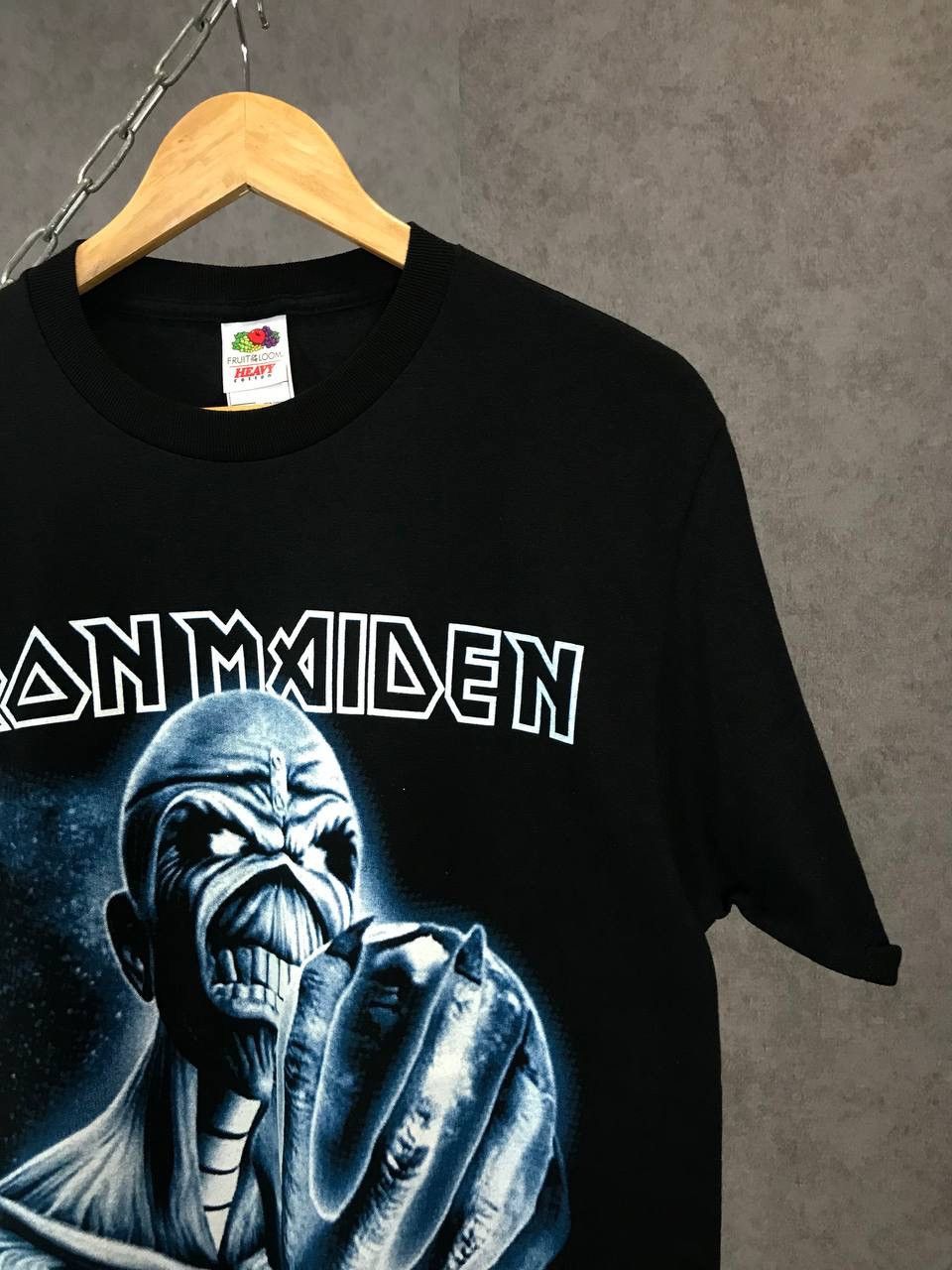 Band Tees Iron Maiden vintage rock overprinted band tee Size US M / EU 48-50 / 2 - 3 Thumbnail