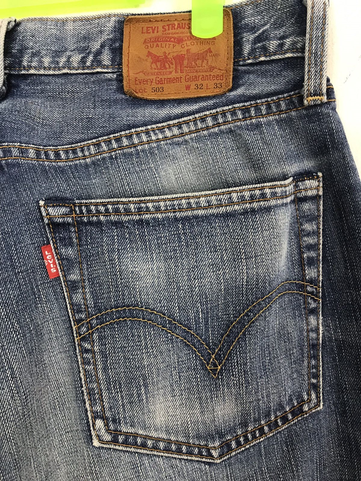 Japanese Brand × Levi's Vintage Clothing × Vintage Vintage Levis Lot 503 Distressed denim Jeans Size US 32 / EU 48 - 10 Thumbnail