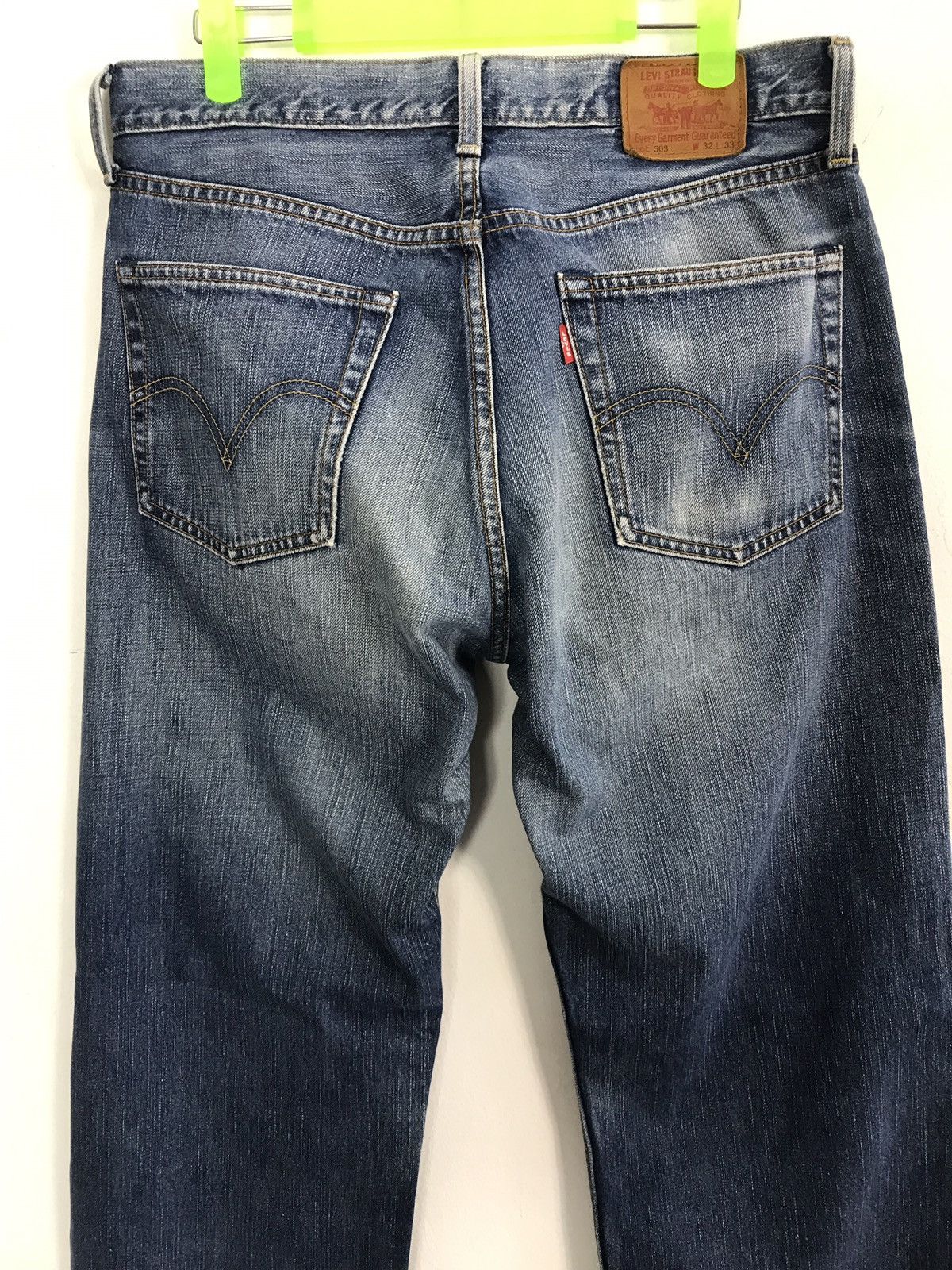 Japanese Brand × Levi's Vintage Clothing × Vintage Vintage Levis Lot 503 Distressed denim Jeans Size US 32 / EU 48 - 9 Thumbnail