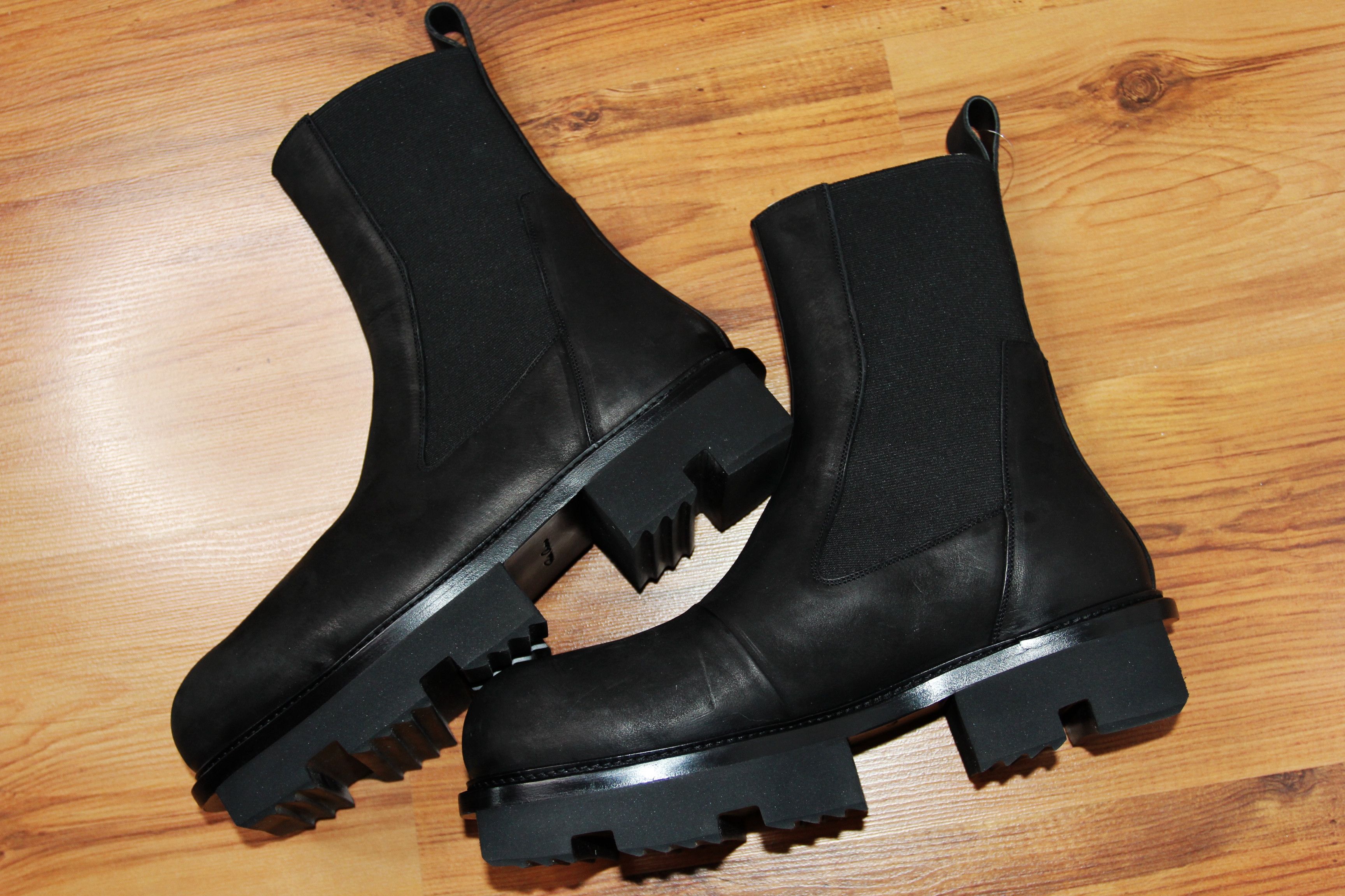 Rick Owens BNWT AW20 RICK OWENS "PERFORMA" LWN BOZO MEGATOOTH BOOTS 45 Size US 12 / EU 45 - 4 Thumbnail