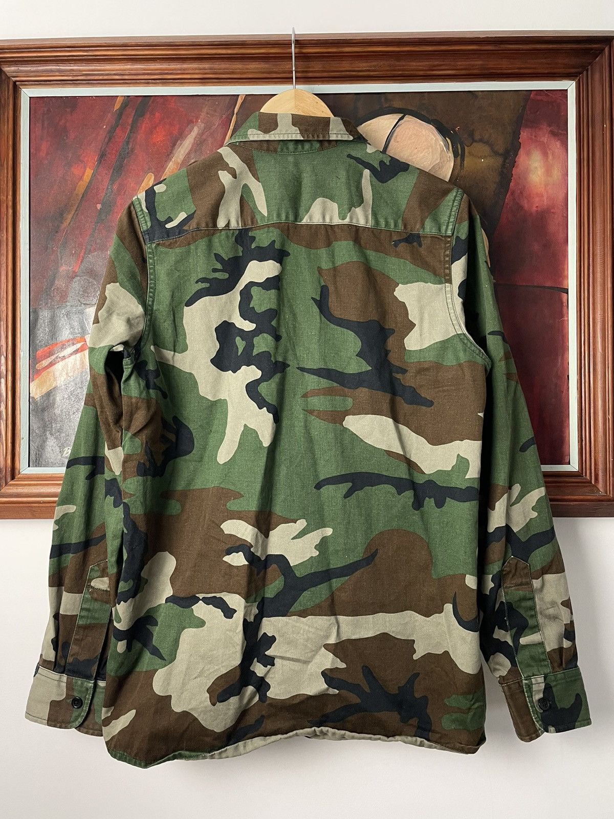 Carhartt Carhartt Button Up Shirt Military Camo Fullprint Skate Work Size US S / EU 44-46 / 1 - 2 Thumbnail