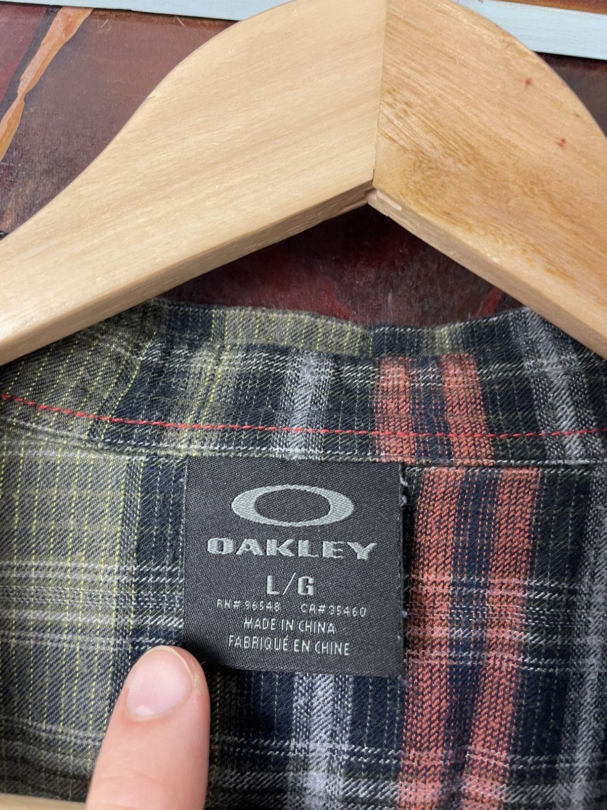 Oakley Oakley Vintage Button Up Checkered Shirt Rare Skate Surf Size US L / EU 52-54 / 3 - 4 Thumbnail