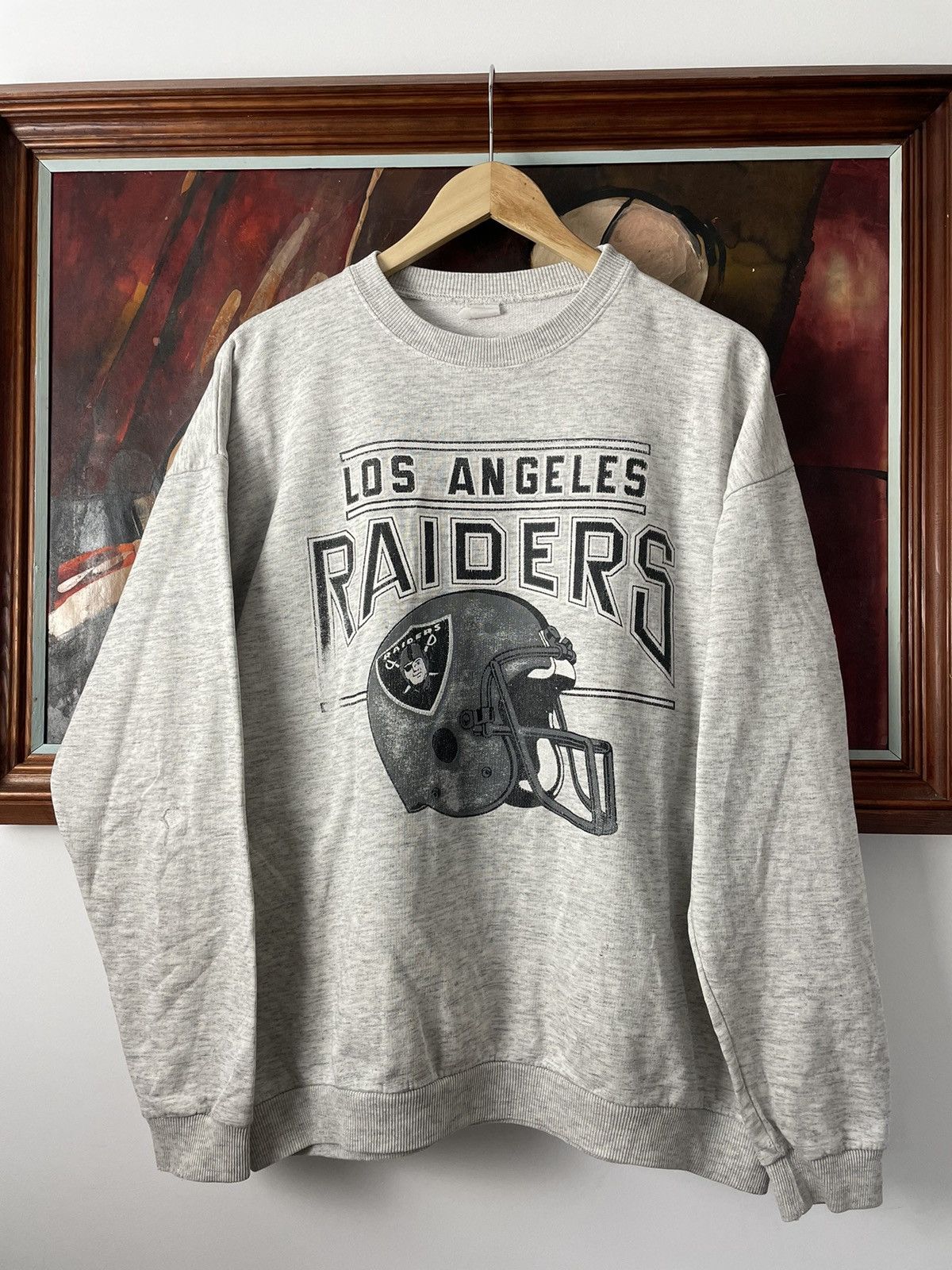 NFL NFL Los Angeles Raiders Vintage 90s Distressed Crewneck Rare Size US S / EU 44-46 / 1 - 1 Thumbnail