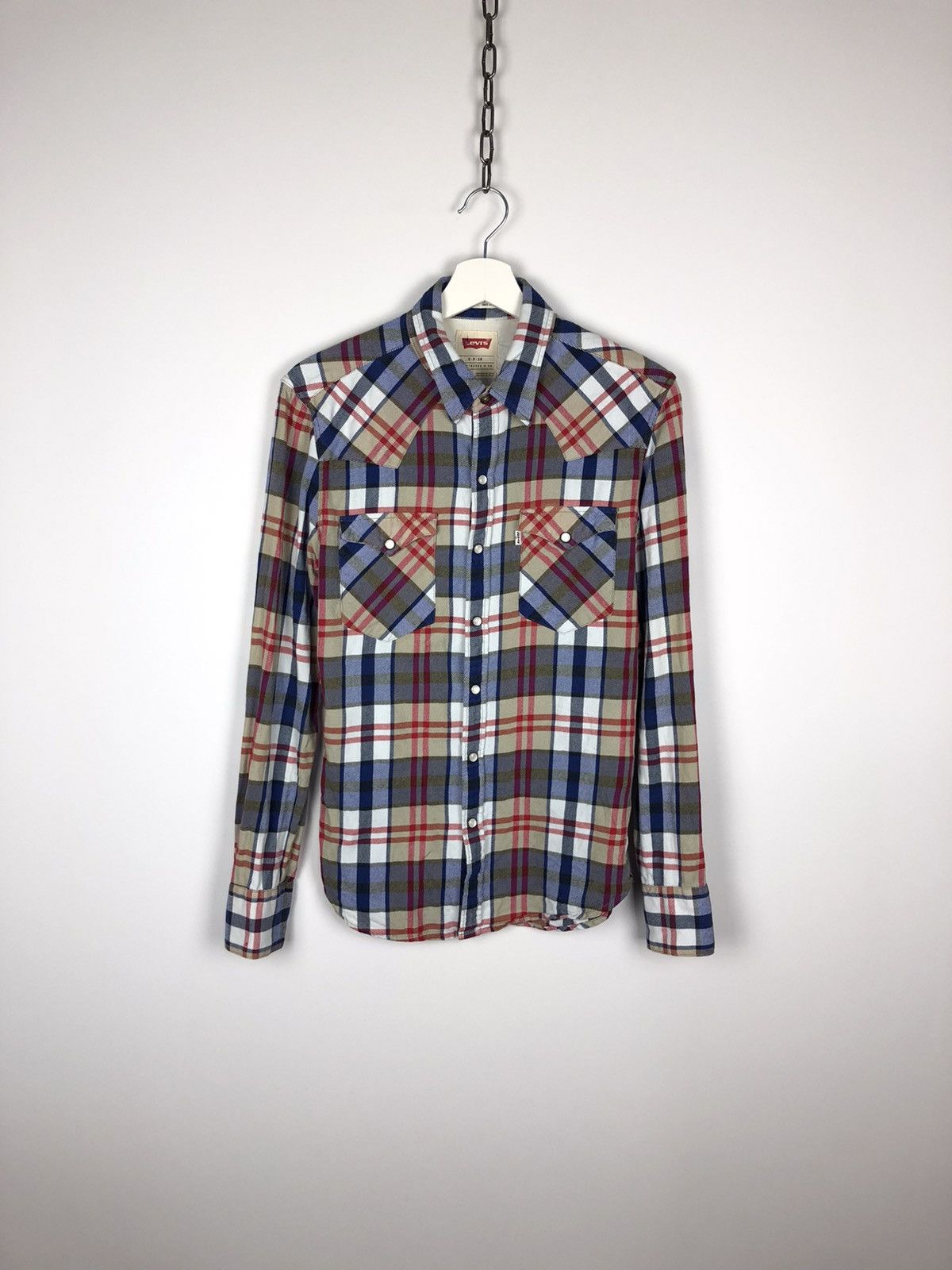 Levi's Levis Check Multicolor Shirt Button Up Cottons USA Style Size US S / EU 44-46 / 1 - 1 Thumbnail